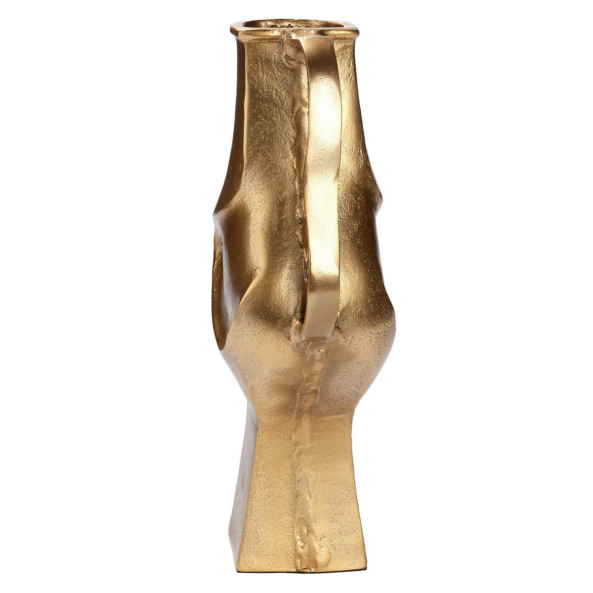 DEKOVASE  - Goldfarben, Basics, Metall (18/34/10cm)