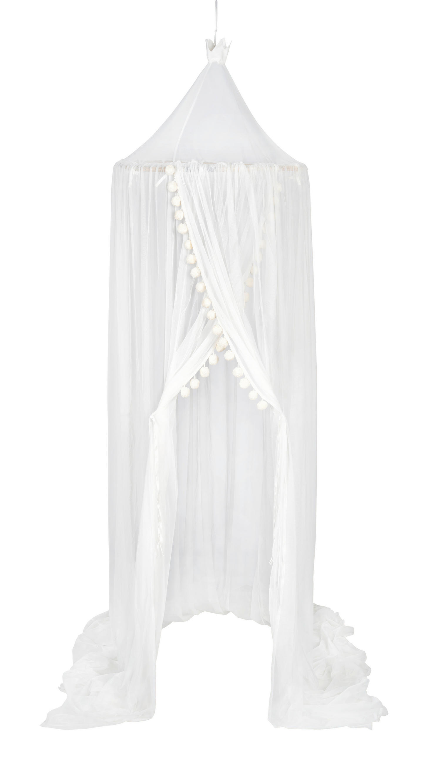 Thumbnail - Patinio Baldachin, Weiß, Textil, Uni, 235 cm, Oeko-Tex® Standard 100, Spielzeug, Kinderzelte