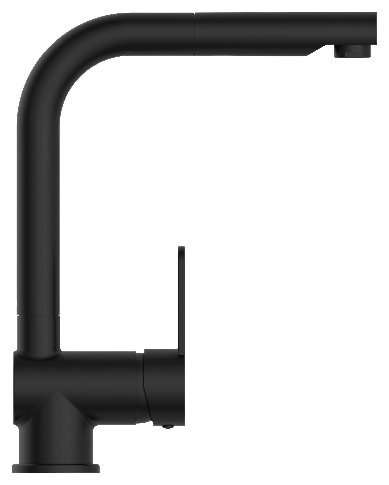 KÜCHENARMATUR - Schwarz, Basics, Metall (11,3/30/24cm) - Schütte