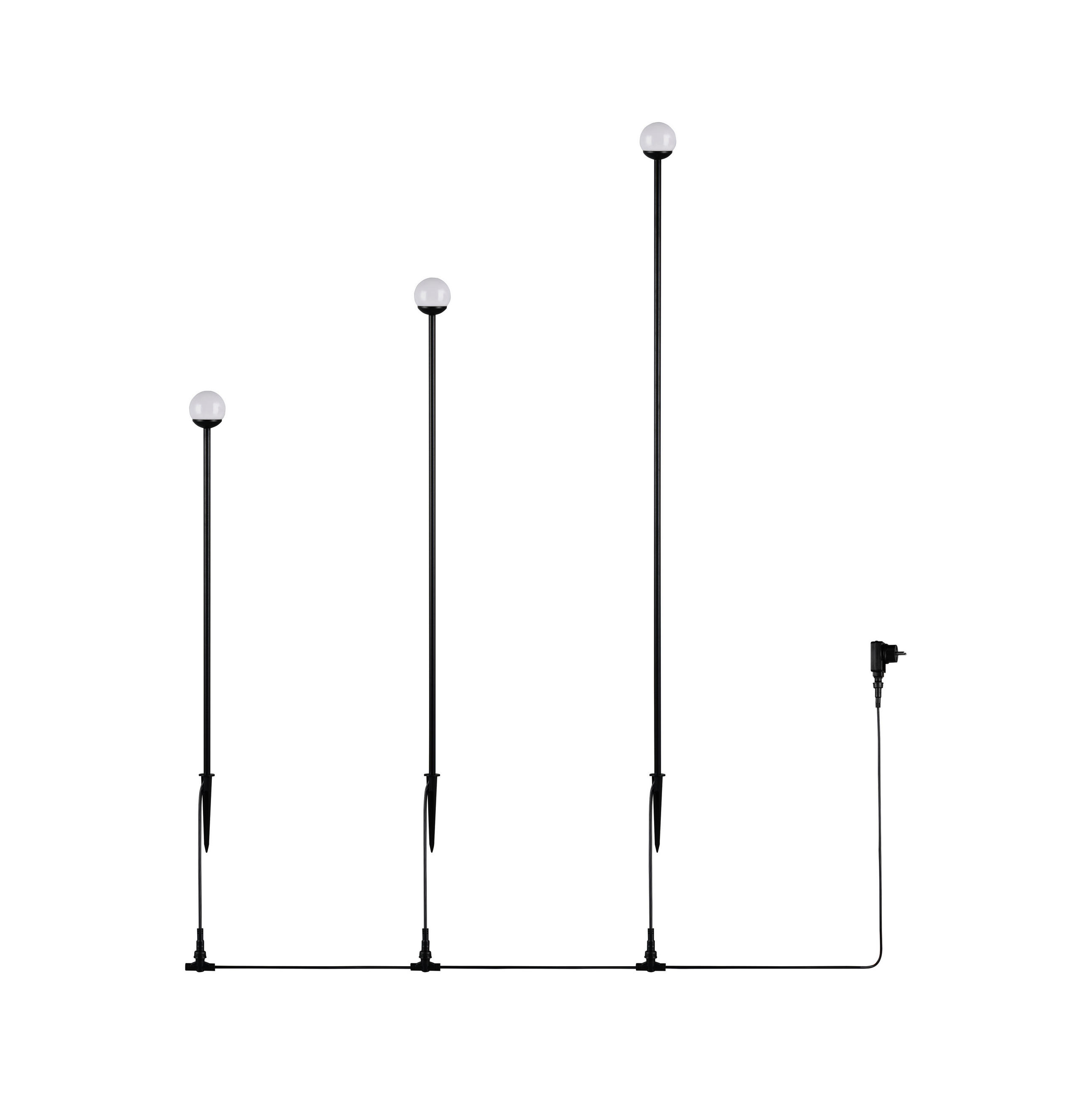 STEHLEUCHTE Scoop 5/95 cm  - Schwarz, Design, Metall (5/95cm)