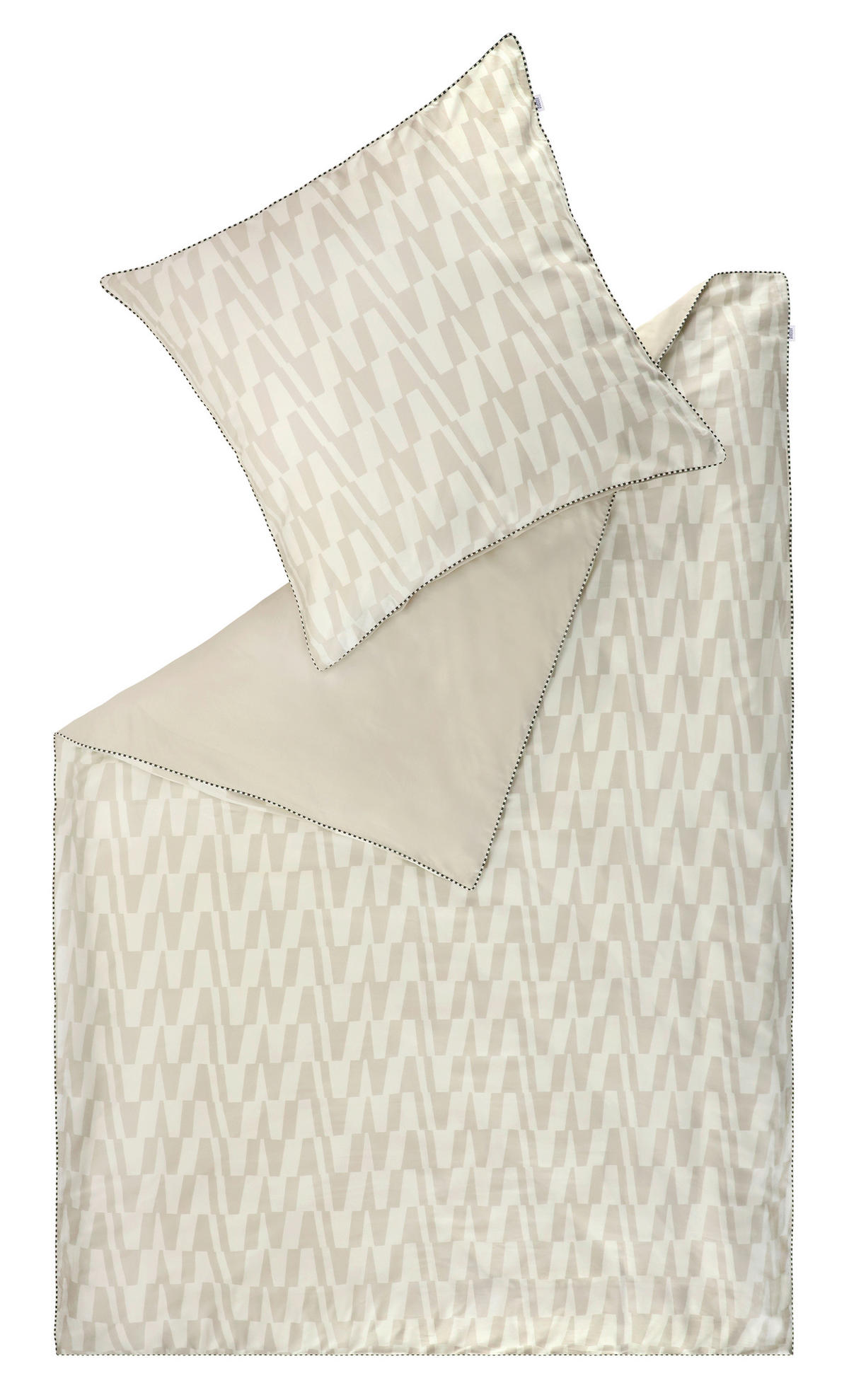 WENDEBETTWÄSCHE SW-Favour beige Satin 135/200 cm  - Beige/Creme, Design, Textil (135/200cm) - Schöner Wohnen