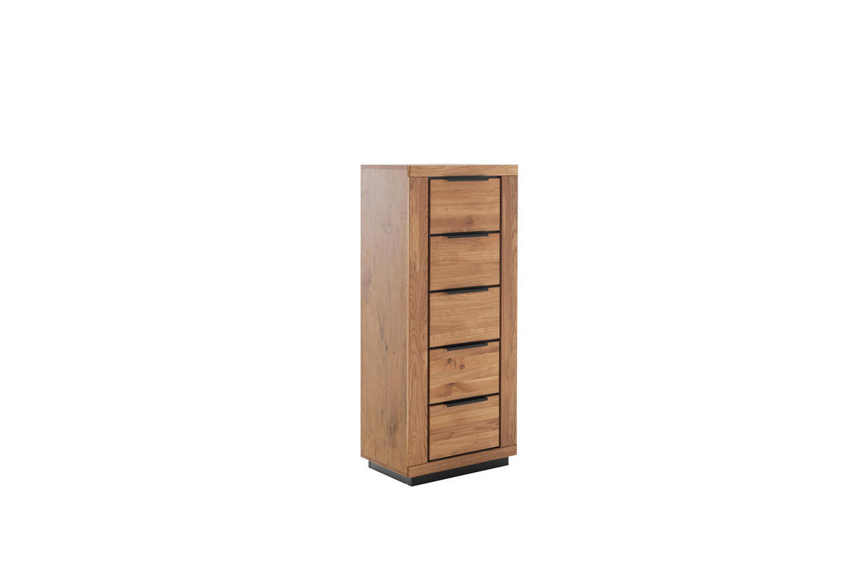 KOMMODE  in 62/142/40 cm  - Wildeiche/Schwarz, Design, Holz/Holzwerkstoff (62/142/40cm) - MID.YOU