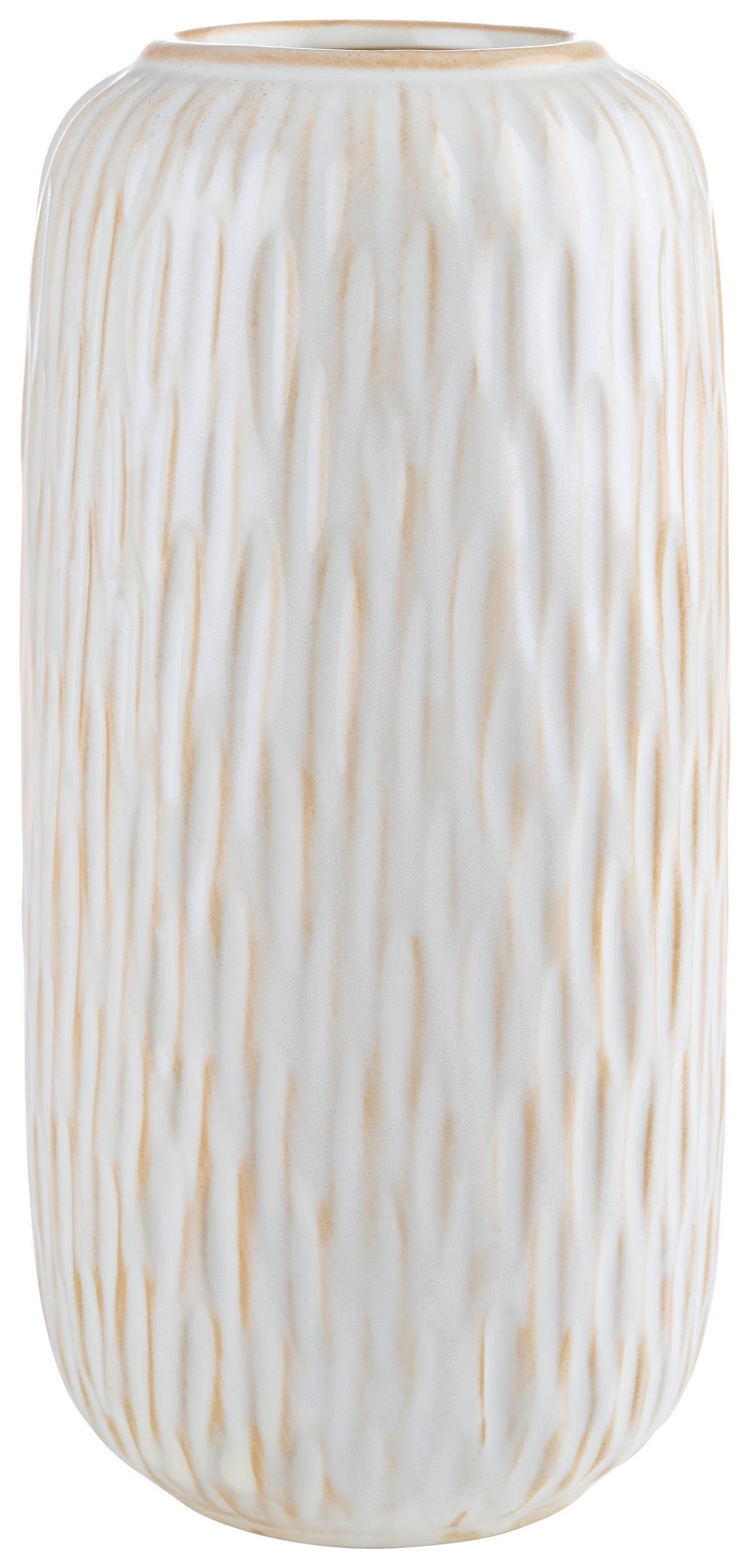 VÁZA, keramika, 19 cm19 cm  - béžová, Trend, keramika (19cm)