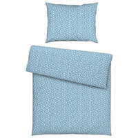 POSTELJINA DAISY 140/200 cm saten plava  - plava, Konvencionalno, tekstil (140/200cm) - Esposa