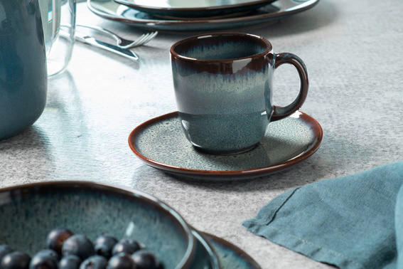 UNTERTASSE - Grau, Basics, Keramik - like.Villeroy & Boch