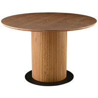 STOL ZA BLAGOVAONICU  boje oraha  drvo, metal, drvni materijal      - boje oraha/crna, Lifestyle, drvni materijal/drvo (120/120/75cm) - MID.YOU