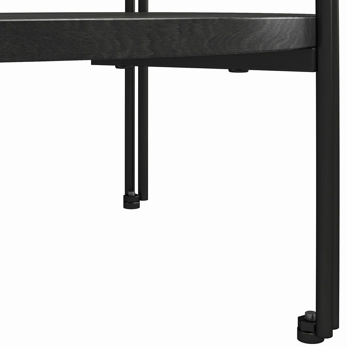 BEISTELLTISCH in Metall, Glas, Holzwerkstoff  - Schwarz, Design, Glas/Holzwerkstoff (42/55cm) - MID.YOU