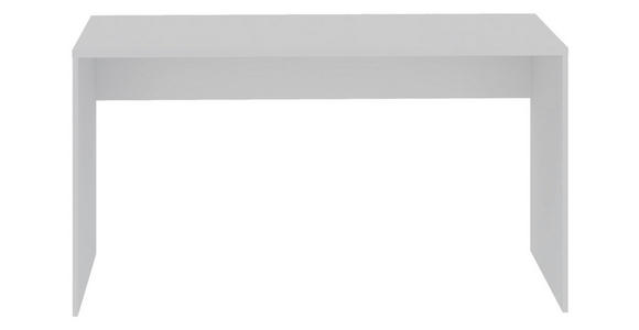 SCHREIBTISCH 135/73/54,4 cm  in Weiß  - Weiß, KONVENTIONELL, Holzwerkstoff (135/73/54,4cm) - Hom`in
