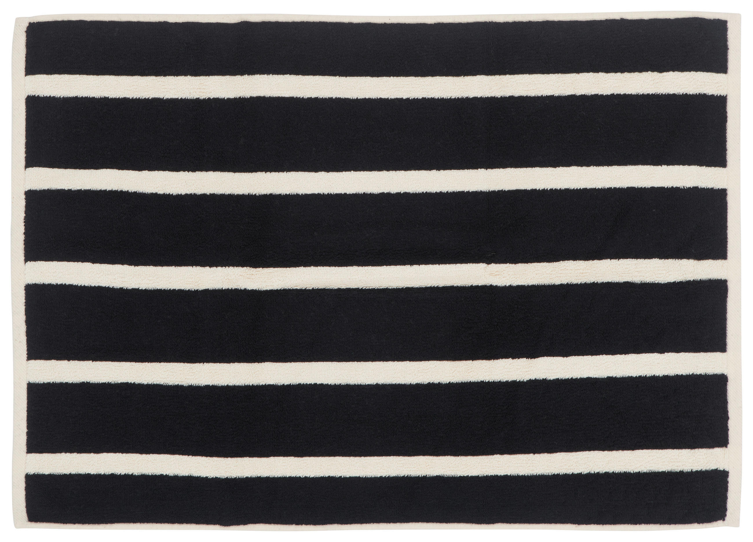 BADRUMSMATTA svart, ecru 50/70 cm  - svart/ecru, Klassisk, textil (50/70cm) - Dieter Knoll