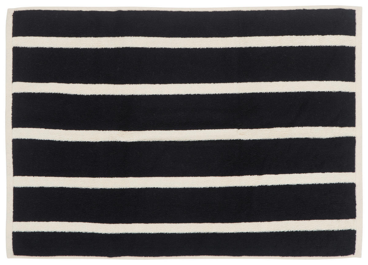 KÚPEĽŇOVÁ PREDLOŽKA, 50/70 cm - čierna/écru, Konventionell, textil (50/70cm) - Dieter Knoll