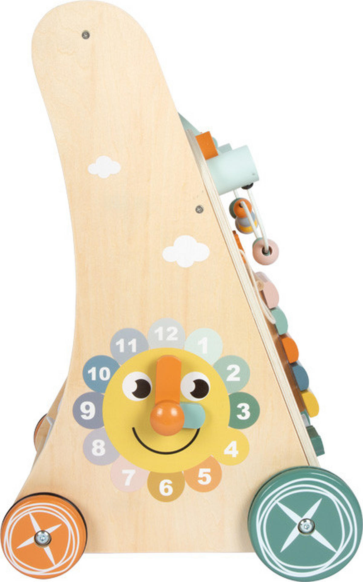 LAUFLERNWAGEN - Multicolor, Basics, Holz/Metall (33/50/32cm) - small foot