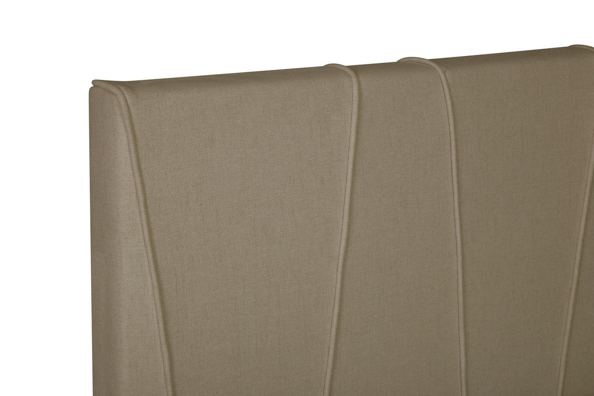 BOXSPRINGBETT 160/200 cm  in Braun  - Schwarz/Braun, Modern, Textil (160/200cm) - MID.YOU