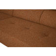 ECKSOFA in Struktur Rostfarben 205/280 cm - Rostfarben/Schwarz, Design, Textil/Metall (205/280cm) - Xora