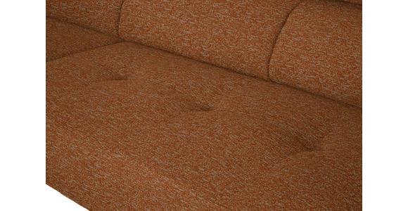 ECKSOFA in Struktur Rostfarben 205/280 cm - Rostfarben/Schwarz, Design, Textil/Metall (205/280cm) - Xora