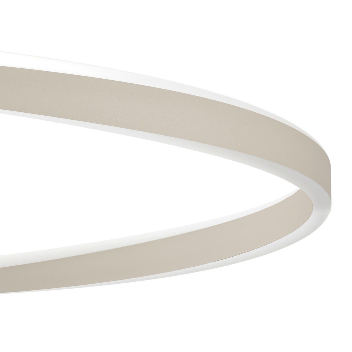 LED-HÄNGELEUCHTE 111/38/120 cm  - Sandfarben/Weiß, Design, Kunststoff/Metall (111/38/120cm) - Eglo