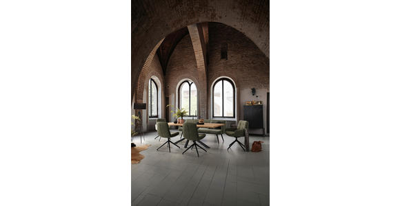 ESSTISCH in Holz 220/100/78 cm   - Eichefarben/Anthrazit, Design, Holz/Metall (220/100/78cm) - Johann Jakob