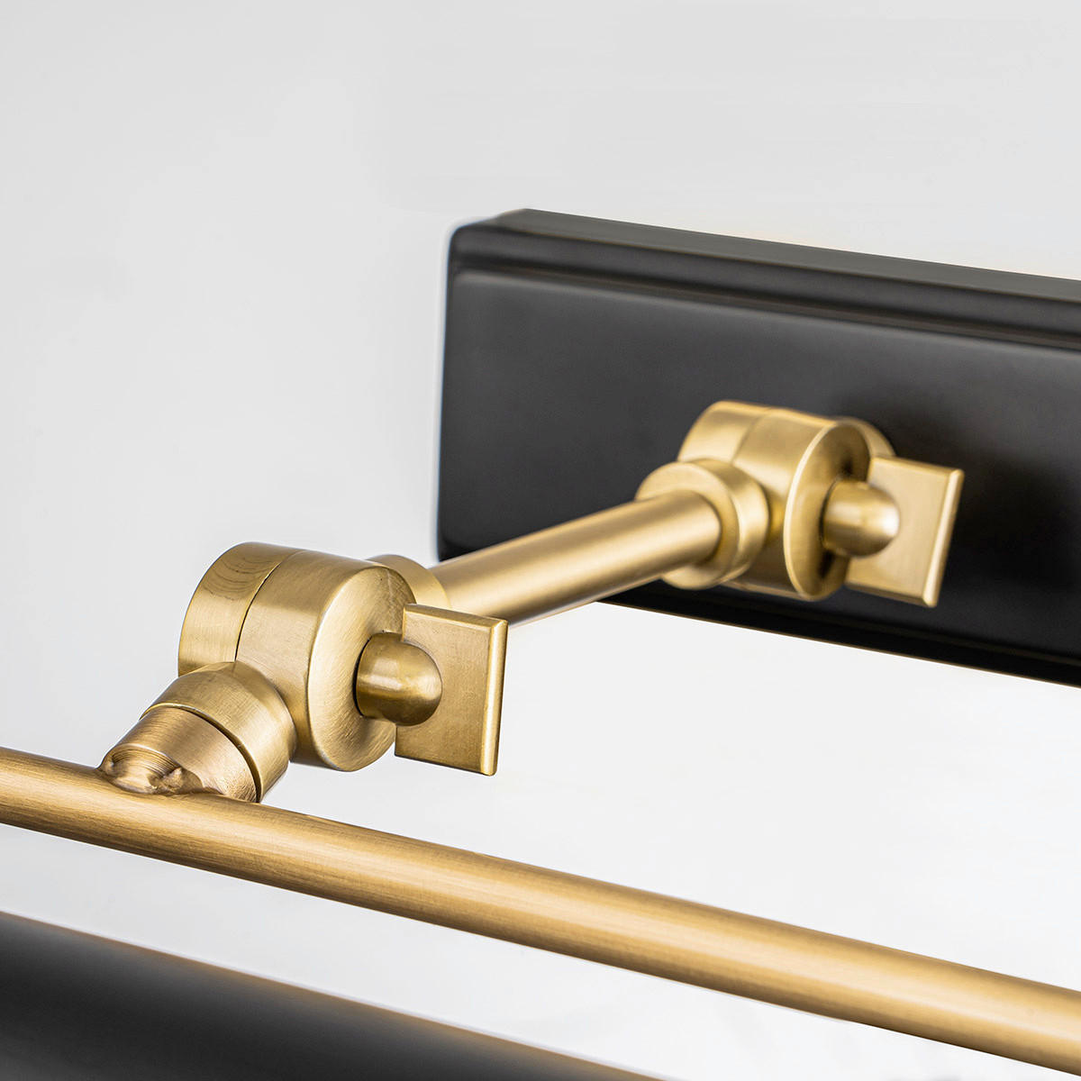 BILDERLEUCHTE Winchfield 12.7/44.5/31.8 cm  - Messingfarben/Schwarz, Konventionell, Metall (12.7/44.5/31.8cm) - Elstead Lighting