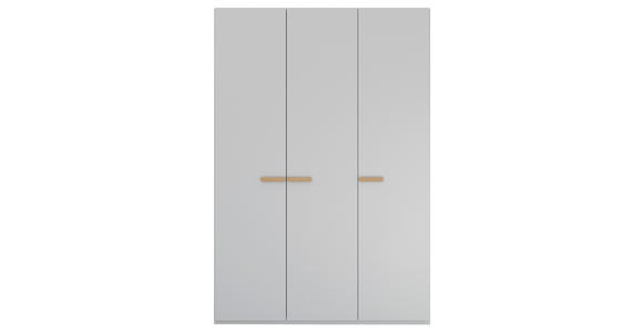 DREHTÜRENSCHRANK 151/235/60 cm 3-türig Grau - Grau, Trend, Holz/Holzwerkstoff (151/235/60cm) - Novel