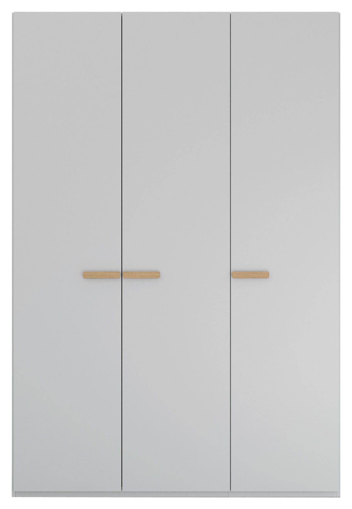 DREHTÜRENSCHRANK 151/223/60 cm 3-türig Grau  - Grau, Trend, Holz/Holzwerkstoff (151/223/60cm) - Novel
