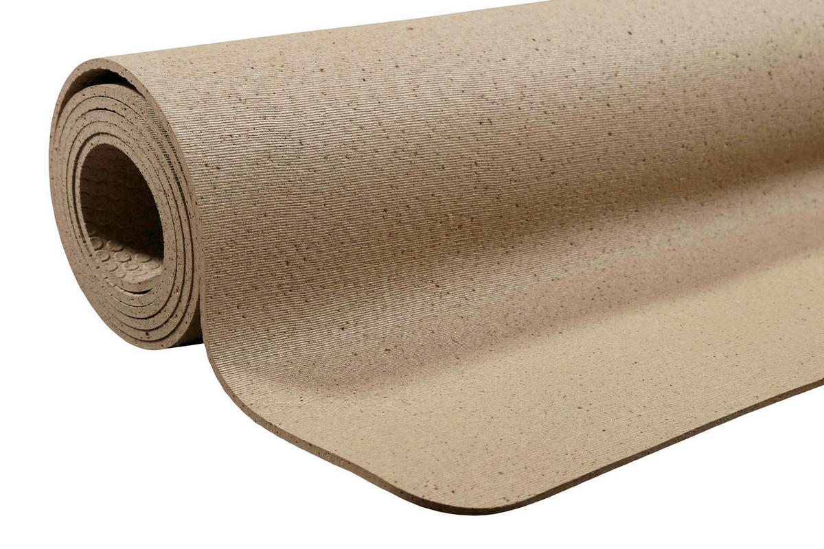 YOGAMATTE - Braun, Basics, Holz/Kunststoff (60/190cm) - WECON HOME