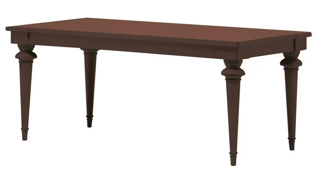 ESSTISCH Pinie massiv rechteckig Nussbaumfarben  - Nussbaumfarben, LIFESTYLE, Holz (182/76/90cm) - Livetastic
