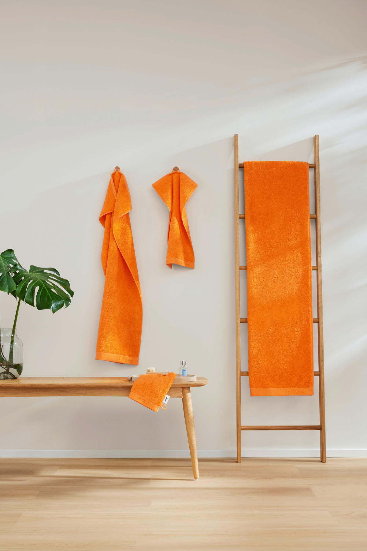 HANDTUCH s.Oliver Orange  - Orange, Trend, Textil (50/100cm) - S. Oliver