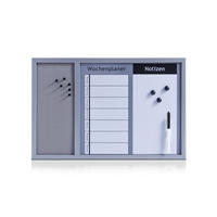 MAGNETTAFEL - Naturfarben/Grau, Basics, Holz (59,3/39,5/1,6cm) - Zeller Present
