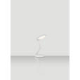 LED-SCHREIBTISCHLEUCHTE 12,5/23,5 cm   - Weiß, Basics, Kunststoff (12,5/23,5cm) - Novel