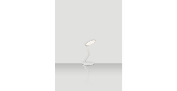 LED-SCHREIBTISCHLEUCHTE 12,5/23,5 cm   - Weiß, Basics, Kunststoff (12,5/23,5cm) - Novel