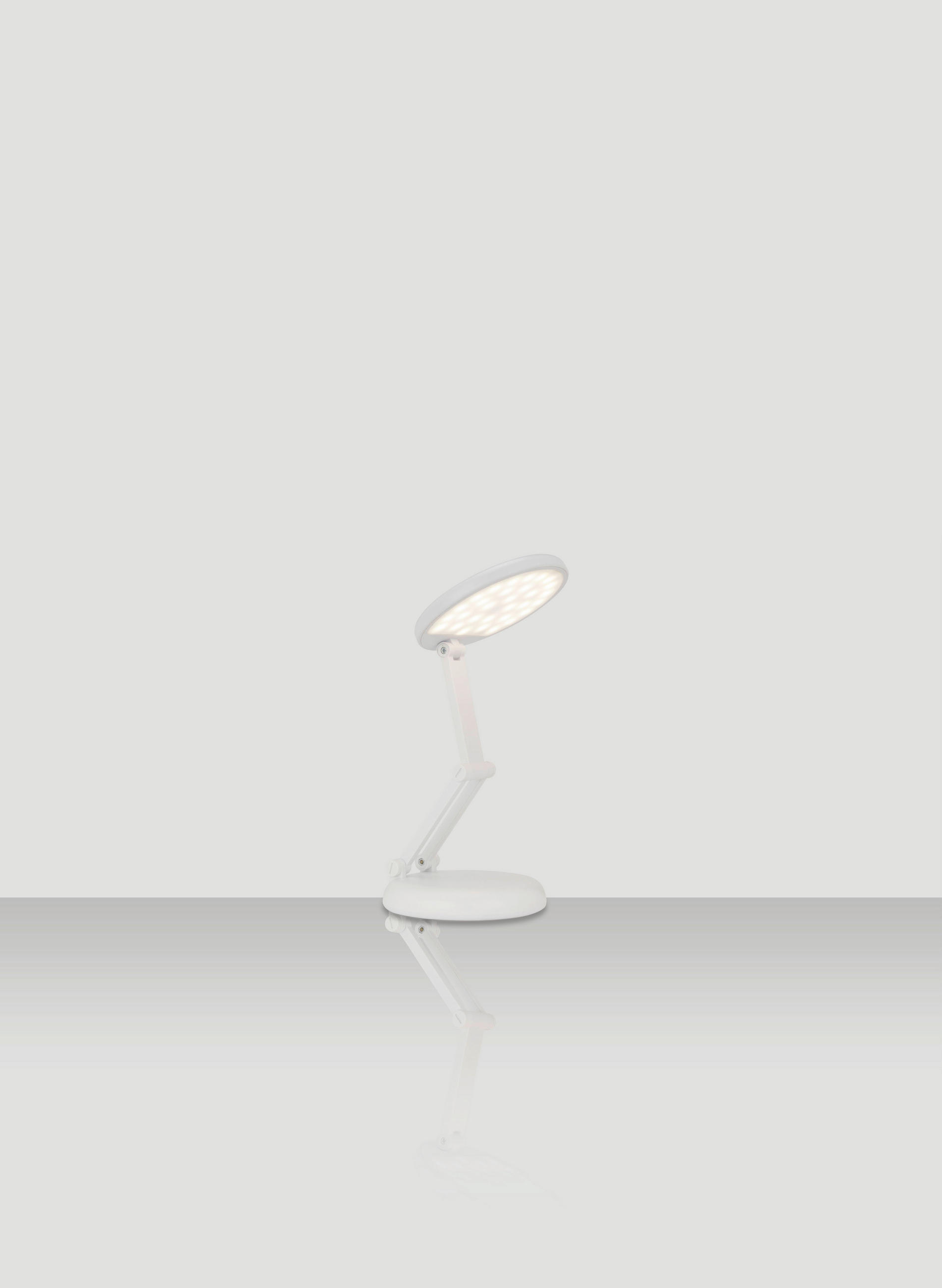 LAMPĂ DE BIROU CU LED - alb, Basics, plastic (12,5/23,5cm) - Novel