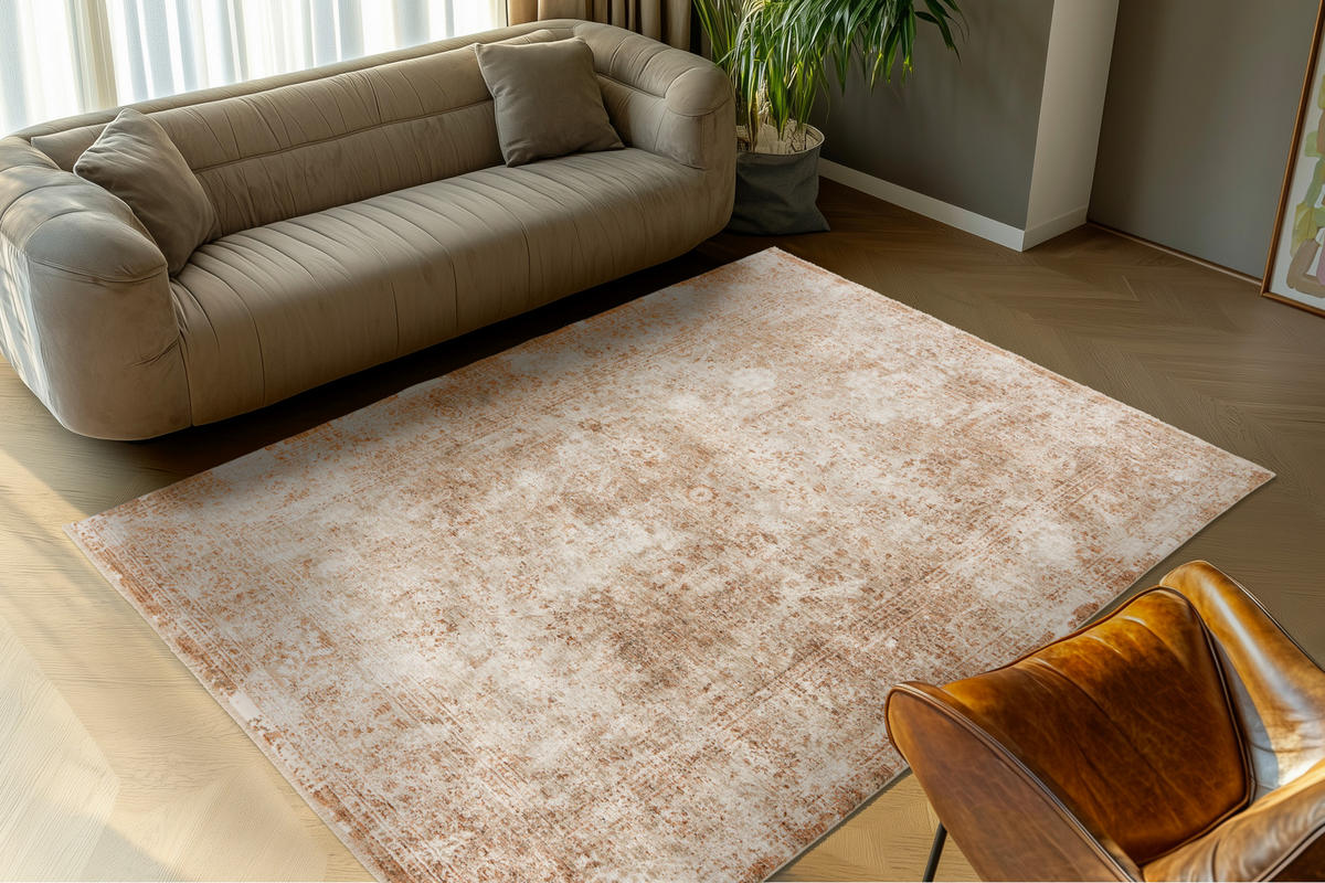 FLACHWEBETEPPICH 120/170 cm My Bella Koralle  - Koralle, Basics, Textil (120/170cm) - Obsession