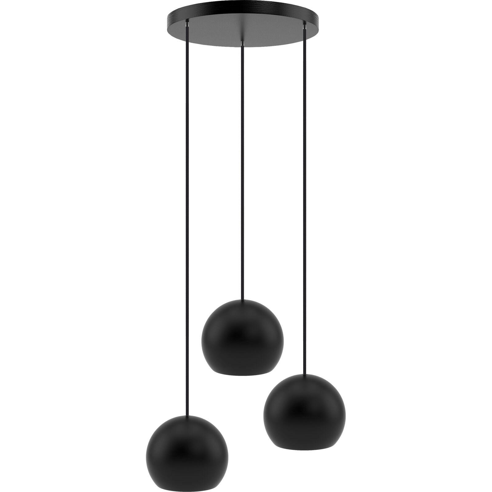 HÄNGELEUCHTE 30/150 cm  - Schwarz, Design, Holz (30/150cm)