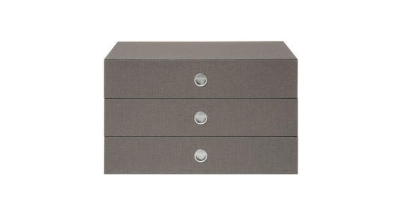 Schubkasteneinsatz Alicante - Grau, MODERN, Holzwerkstoff (82,5/49/48,5cm) - Luca Bessoni
