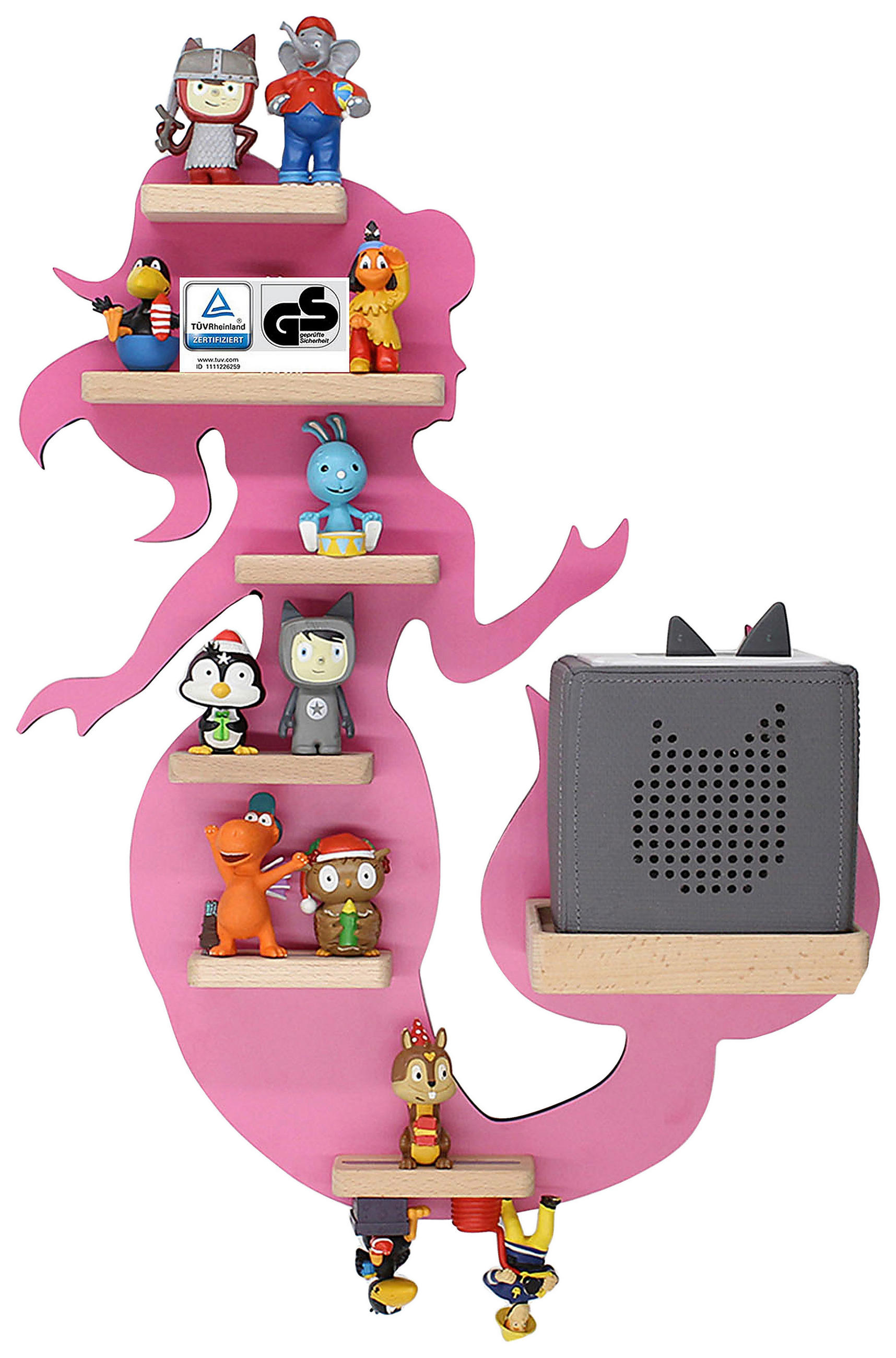 KINDERREGAL  - Pink, Modern, Holzwerkstoff (39/50/19cm) - MID.YOU