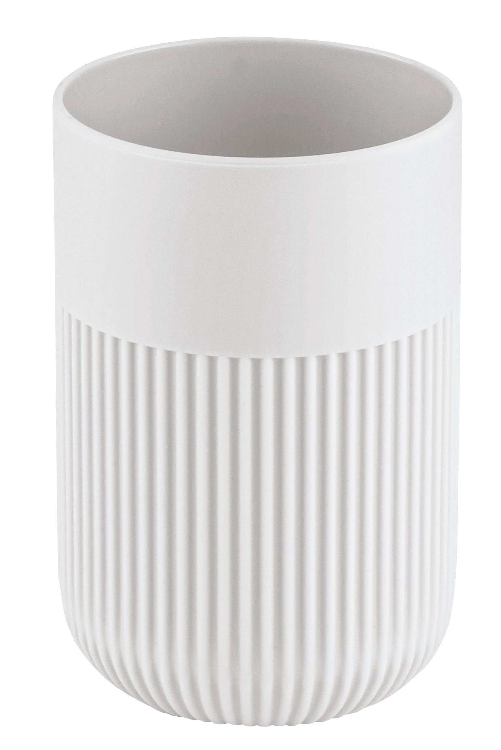 ZAHNPUTZBECHER Collection Classic 2025  - Weiß, Design, Kunststoff (7,2/10,6/7,2cm) - Kleine Wolke