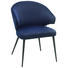 ARMLEHNSTUHL in Blau - Blau, Design, Textil/Metall (59/81/62cm) - Lomoco ARMLEHNSTUHL in Blau - Blau, Design, Textil/Metall (59/81/62cm) - Lomoco