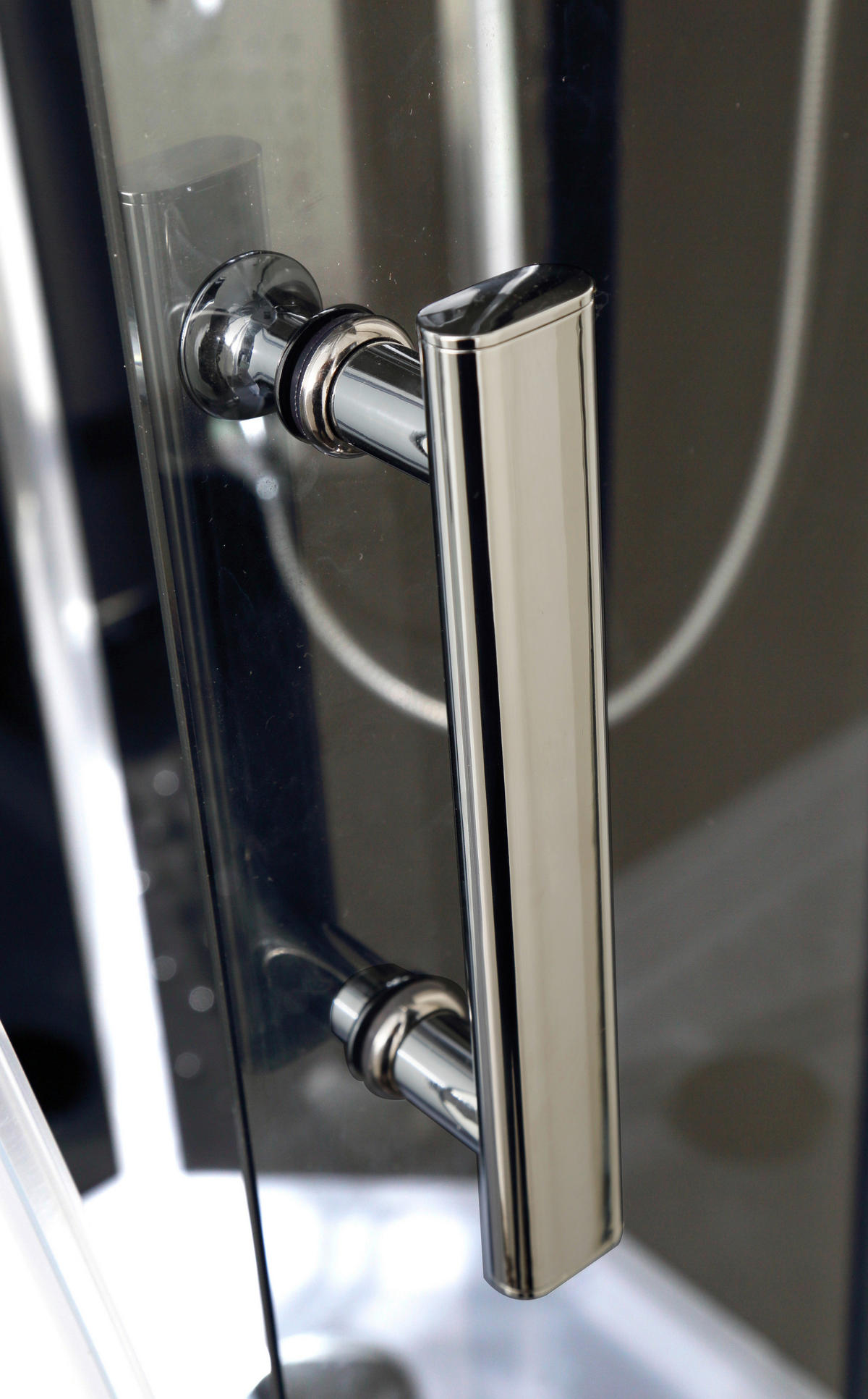 DAMPFDUSCHE 130/130/229 cm  in  - Schwarz/Weiß, Basics, Glas (130/130/229cm) - Sanotechnik