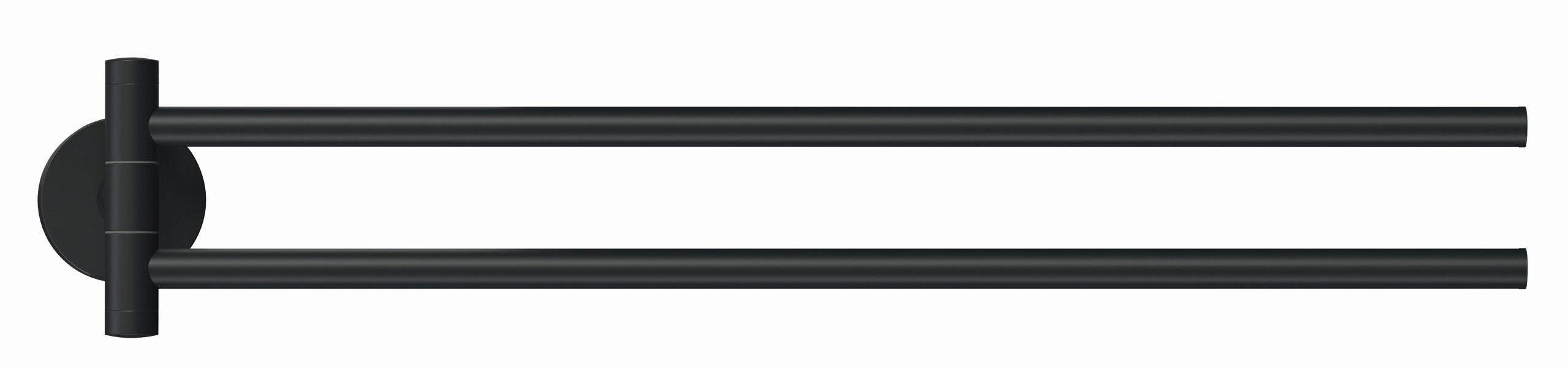 Handtuchhalter Moon Schwarz B: 5 cm