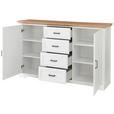 SIDEBOARD  in 165/102/41 cm  - Schwarz/Eiche Artisan, Design, Holzwerkstoff/Metall (165/102/41cm) - Landscape