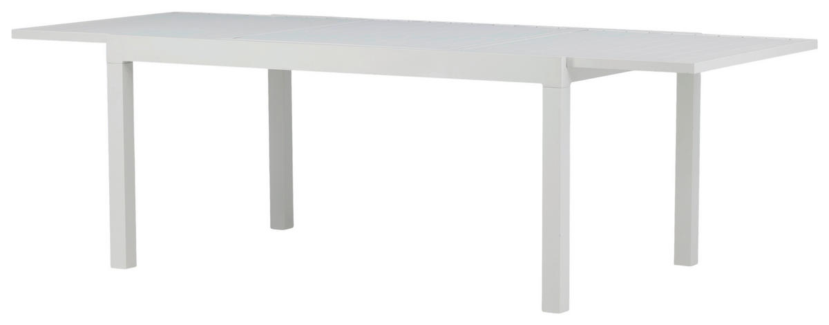 GARTENTISCH Metall Weiß rechteckig  - Weiß, KONVENTIONELL, Metall (160/100/75cm) - Gardenson