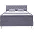 BOXSPRINGBETT 140/200 cm in Violett - Violett/Alufarben, KONVENTIONELL, Holzwerkstoff/Textil (140/200cm) - Elegando BOXSPRINGBETT 140/200 cm in Violett - Violett/Alufarben, KONVENTIONELL, Holzwerkstoff/Textil (140/200cm) - Elegando