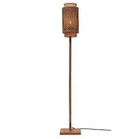 STEHLEUCHTE 20/145 cm    - Schwarz/Naturfarben, Trend, Holz (20/145cm) - Good & Mojo