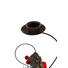 KERZENHALTER - Beige/Rot, Holz/Metall (7,8/12,3/19,5cm) KERZENHALTER - Beige/Rot, Holz/Metall (7,8/12,3/19,5cm)