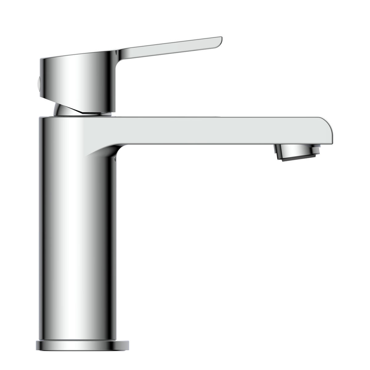 WASCHTISCHARMATUR 5,5/16,0/15,0 cm  - Chromfarben, Basics, Metall (5,5/16,0/15,0cm) - Schütte