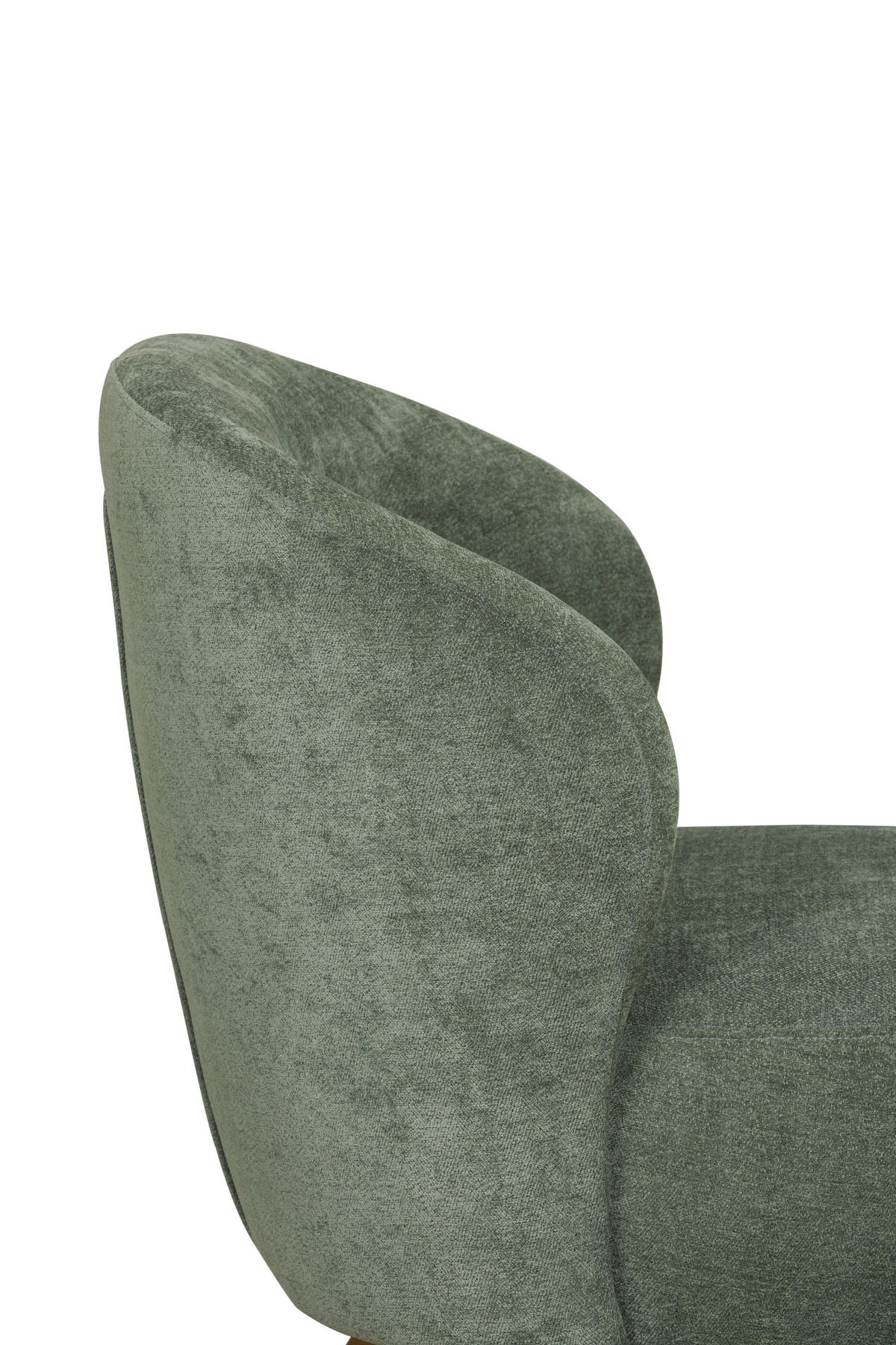 SESSEL in Webstoff Grün  - Walnussfarben/Grün, Design, Holz/Textil (66/78/69cm) - MID.YOU