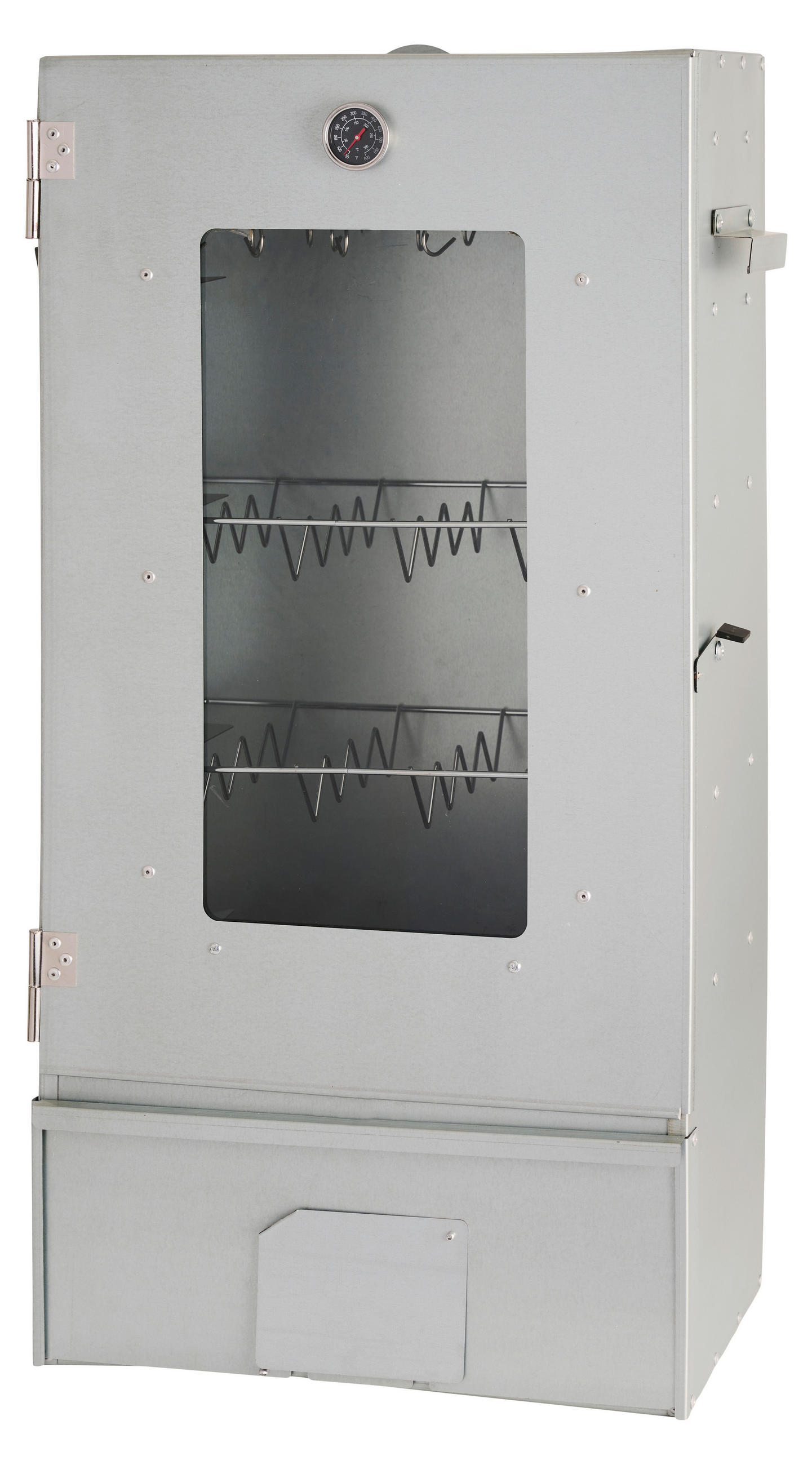 RÄUCHEROFEN - Grau, Basics, Metall (44/80/28cm)