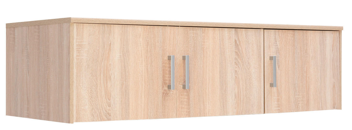 Extensie La Dulap 157/43/54 cm   - stejar Sonoma/argintiu, Konventionell, metal/material pe bază de lemn (157/43/54cm) - Xora