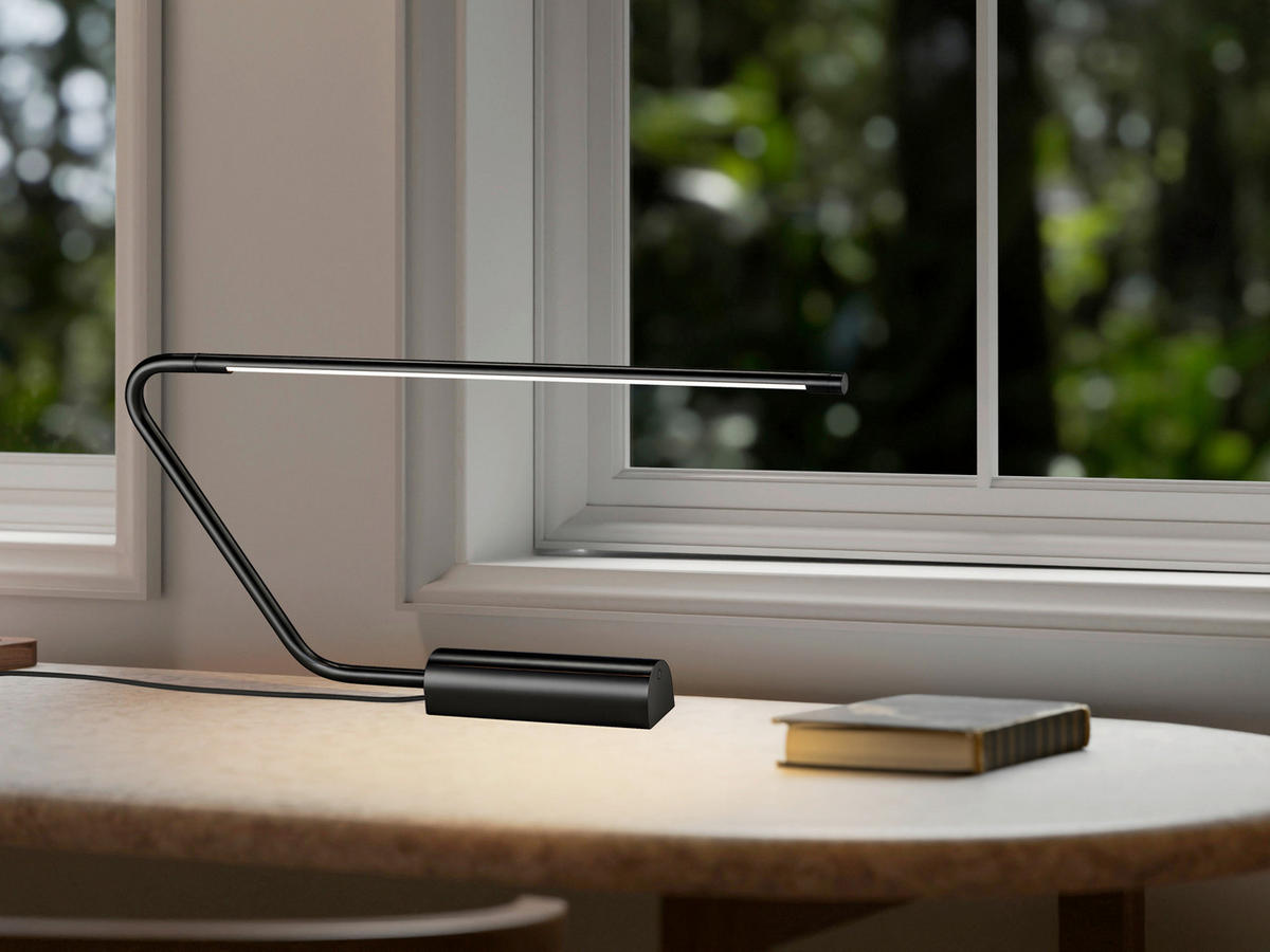 LED-TISCHLEUCHTE OLEA 62.5/33/5.5 cm   - Weiß, KONVENTIONELL, Metall (62.5/33/5.5cm) - Trio Leuchten