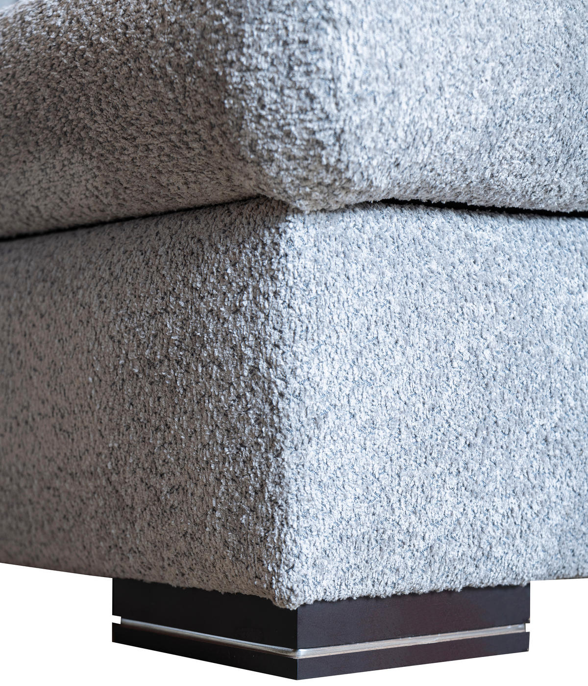 ECKSOFA in Webstoff Grau  - Braun/Grau, KONVENTIONELL, Holz/Textil (170/235cm) - Carryhome