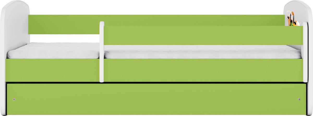 KINDER-/JUNIORBETT - Birkefarben/Weiß, MODERN, Holz/Holzwerkstoff (80/160cm) - MID.YOU